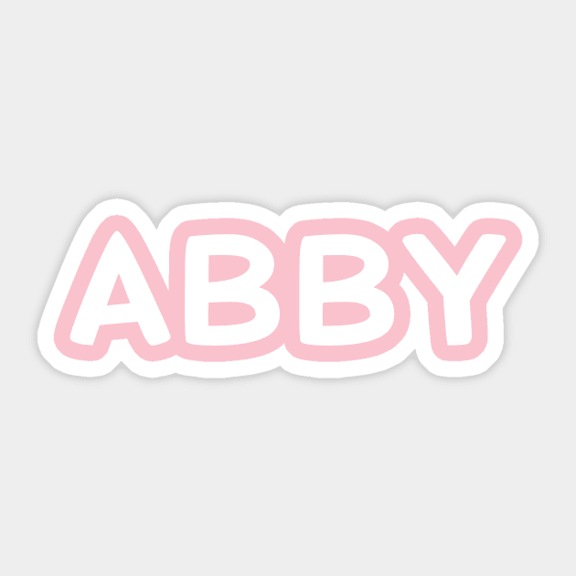 Abby Sticker by Zingerydo